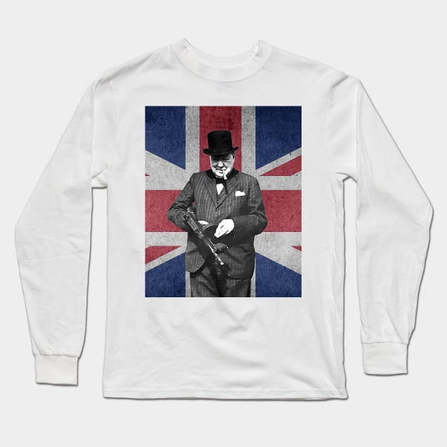 Sir Winston Churchill Long Sleeve T-Shirt by CANJ72